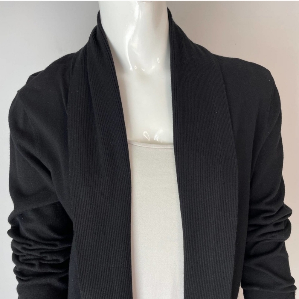 White House Black Market Ribbed Sweater in Black  size Large - Picture 5 of 10